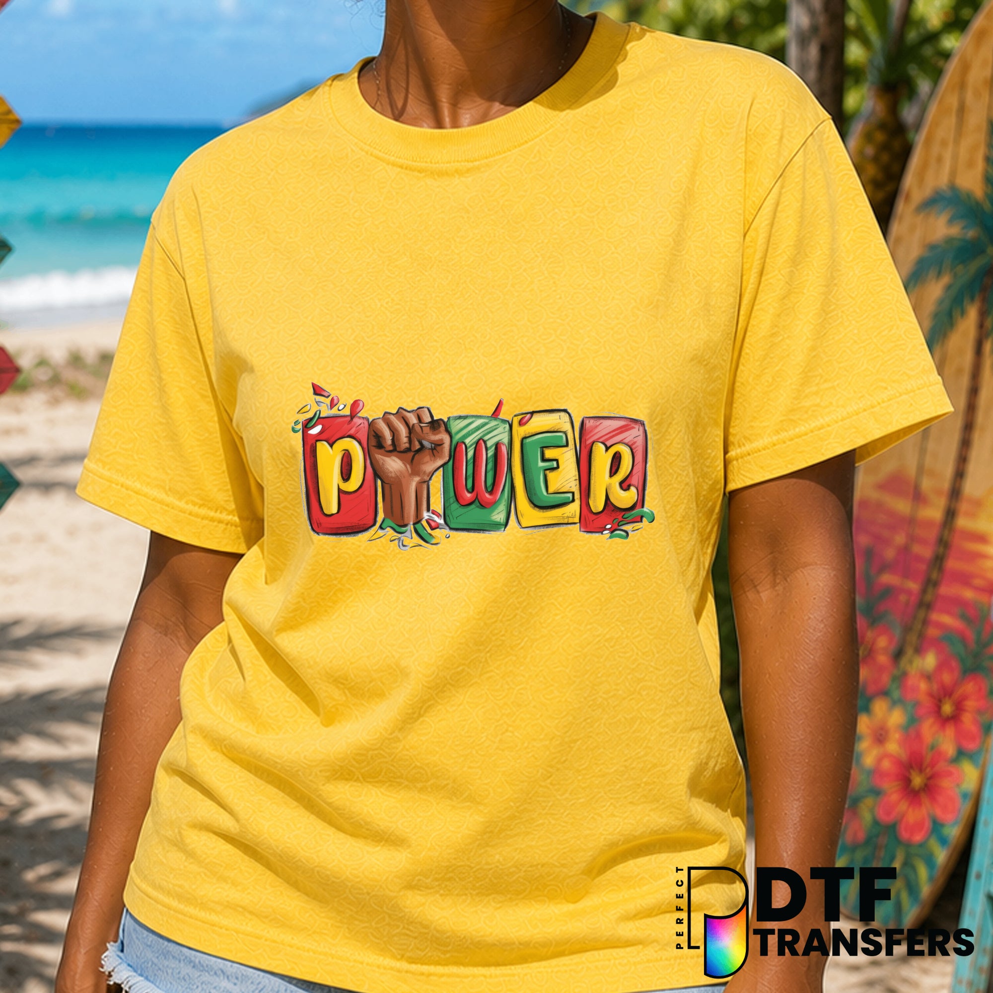 Black History Month Text – Black History Month DTF Transfer
