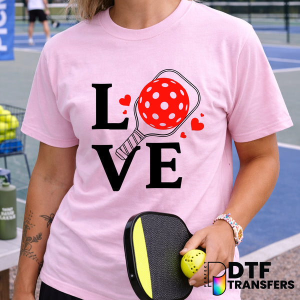 LOVE Pickleball – DTF Transfer