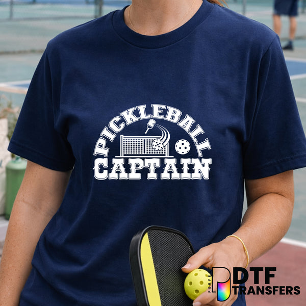 PICKLEBALL CAPTAIN – Pickleball DTF Transfer