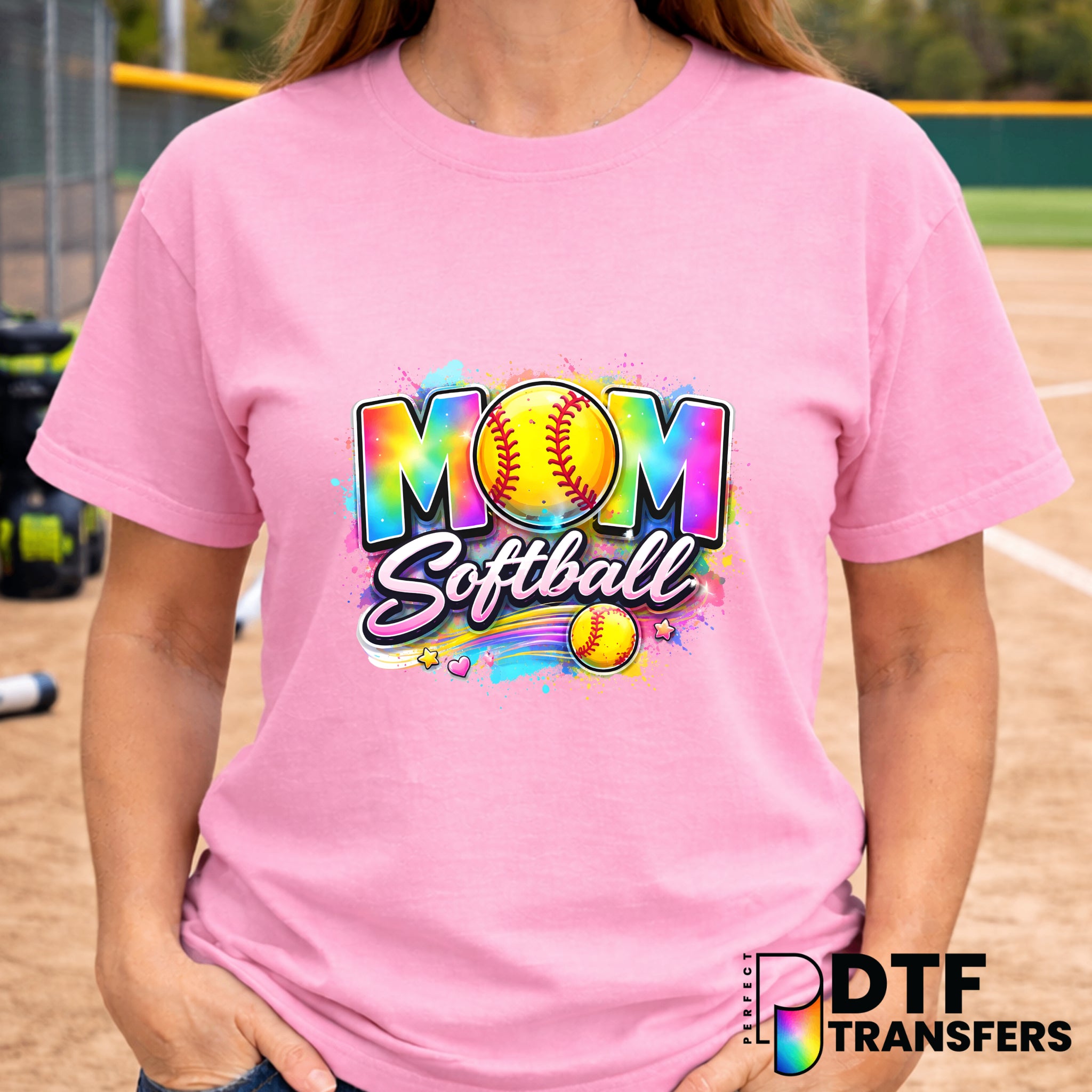 Softball Mom – Softball DTF Transfer