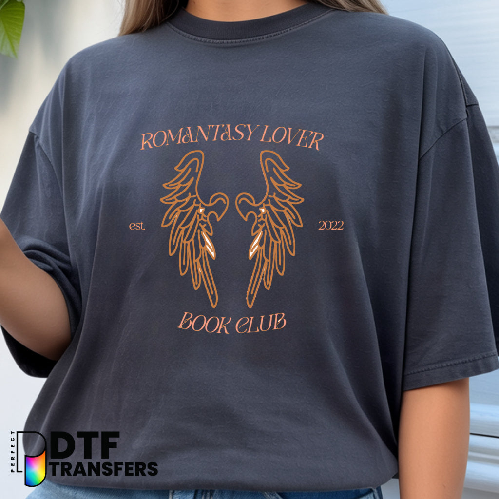 Romantasy Lover Book Club Reading – Teacher DTF Transfer