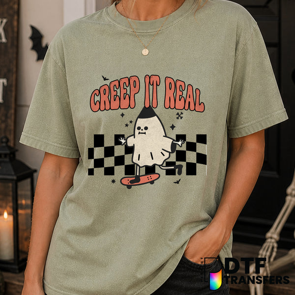 Creep It Real – Halloween DTF Transfer