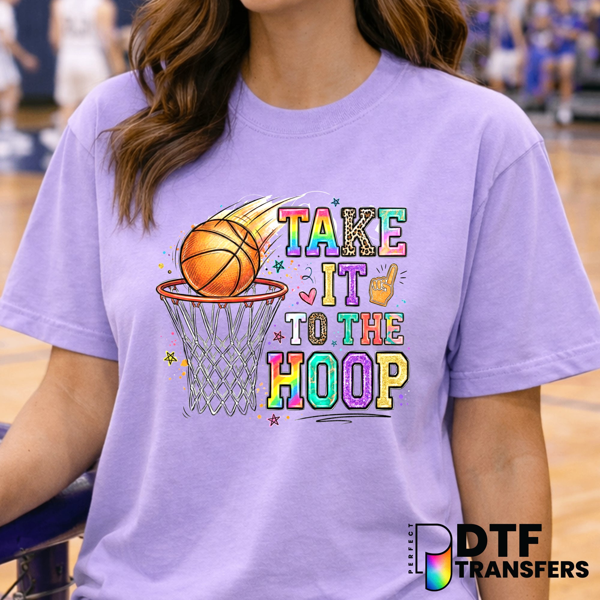 Take it to the Hoop – Basketball DTF Transfer