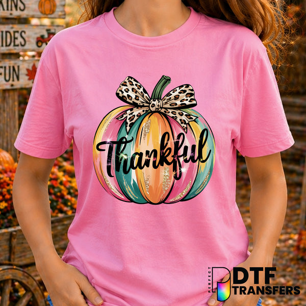 Thankful – Thanksgiving DTF Transfer