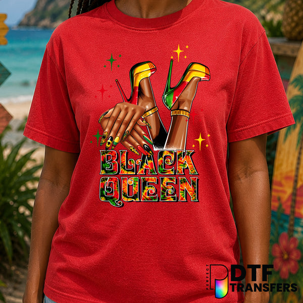 Black Queen – Black History Month DTF Transfer