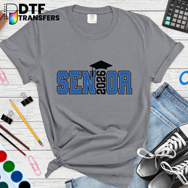 SENIOR 2026 Graduation Cap – Teacher DTF Transfer