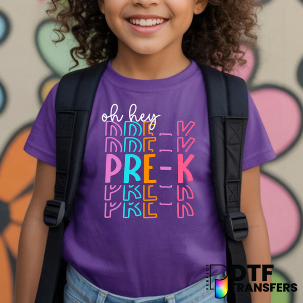 Oh Hey Pre-K – Teacher DTF Transfer