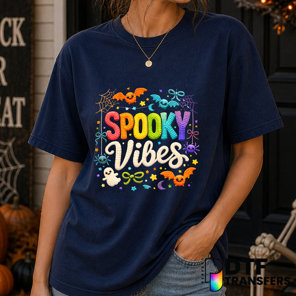 Spooky Vibes – Halloween DTF Transfer