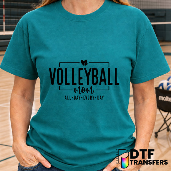 Volleyball Mom All Day Every Day – Volleyball DTF Transfer
