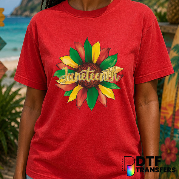 HAPPY JUNETEENTH – Black History Month DTF Transfer