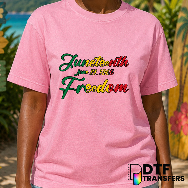 Juneteenth 1865 Freedom – Black History Month DTF Transfer