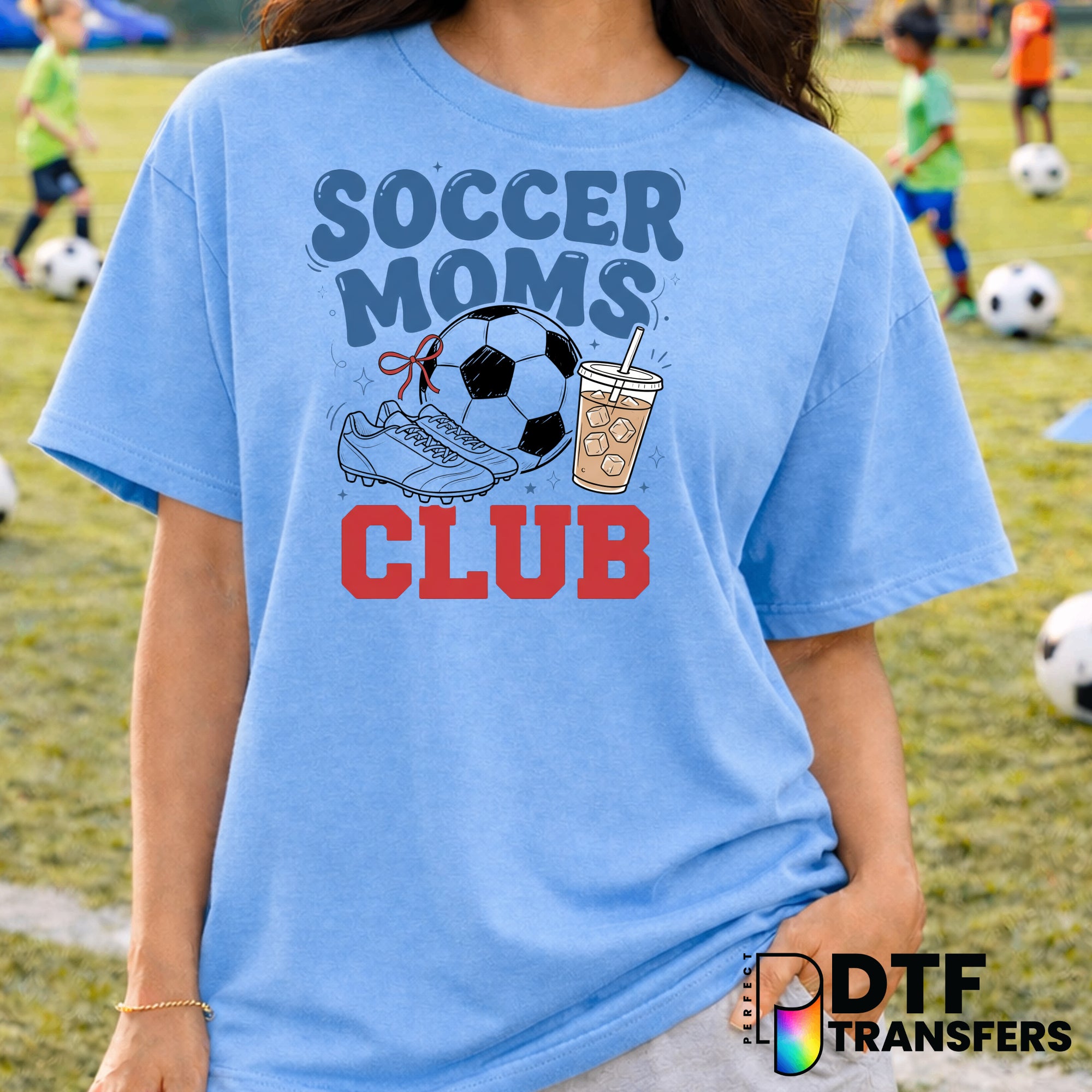 Soccer Moms Club – Soccer DTF Transfer