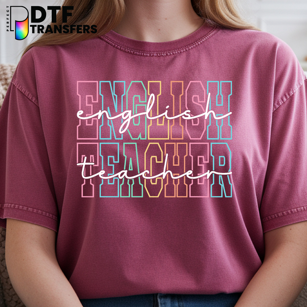 English Teacher – Teacher DTF Transfer