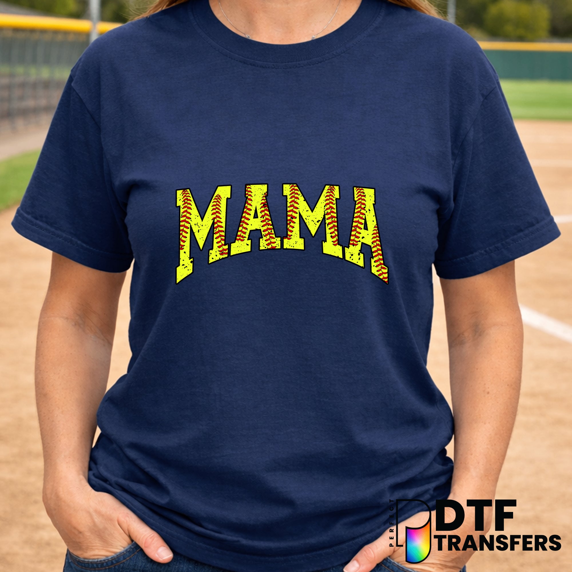 SOFTBALL VARSITY MOM – Softball DTF Transfer