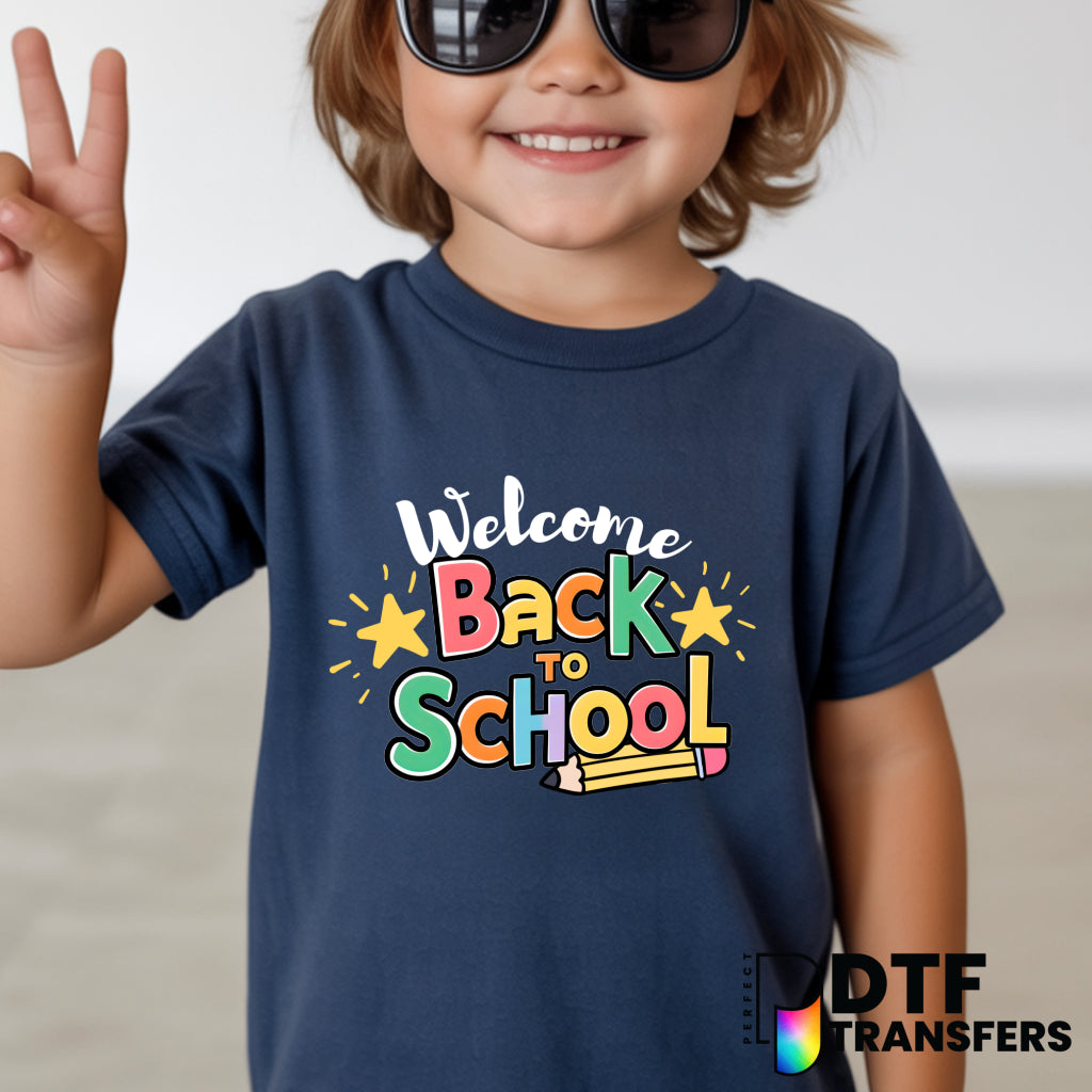 Welcome Back To School – Teacher DTF Transfer