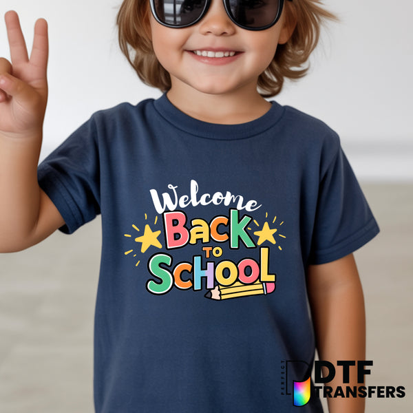 Welcome Back To School – Teacher DTF Transfer