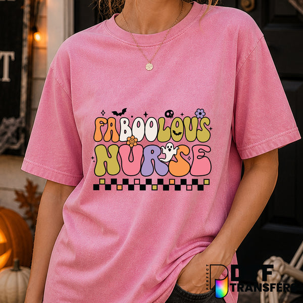 FABOOLOUS NURSE – Halloween DTF Transfer