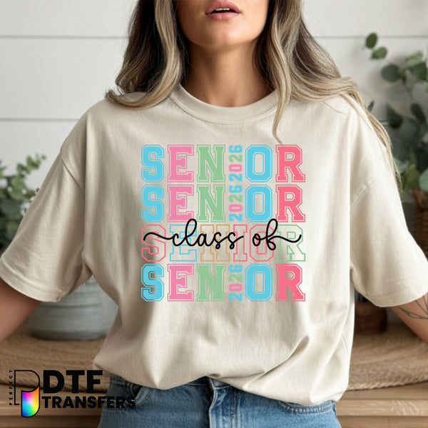 Senior Stack Class of 2026 – Teacher DTF Transfer
