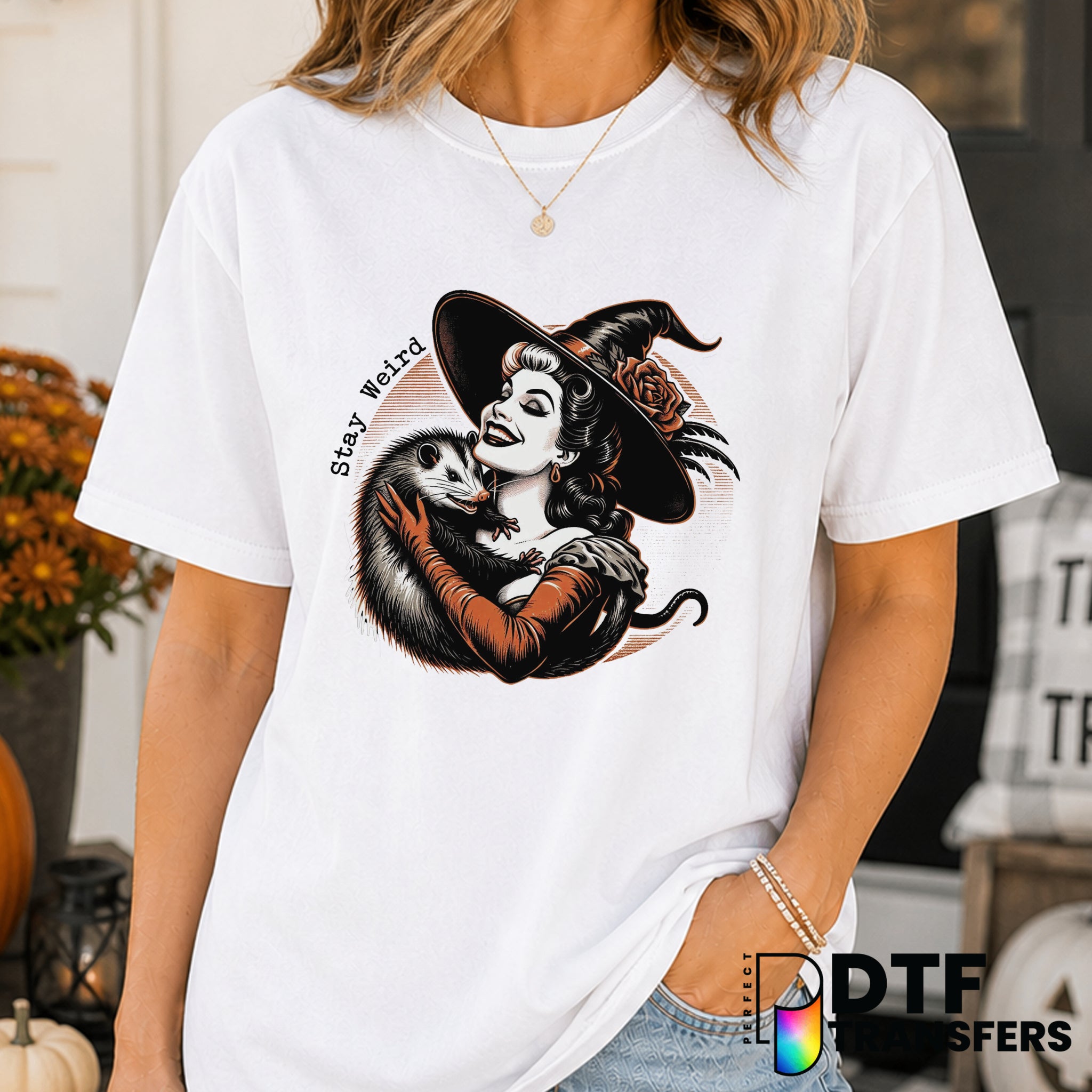 Stay Weird Halloween Witches – Halloween DTF Transfer