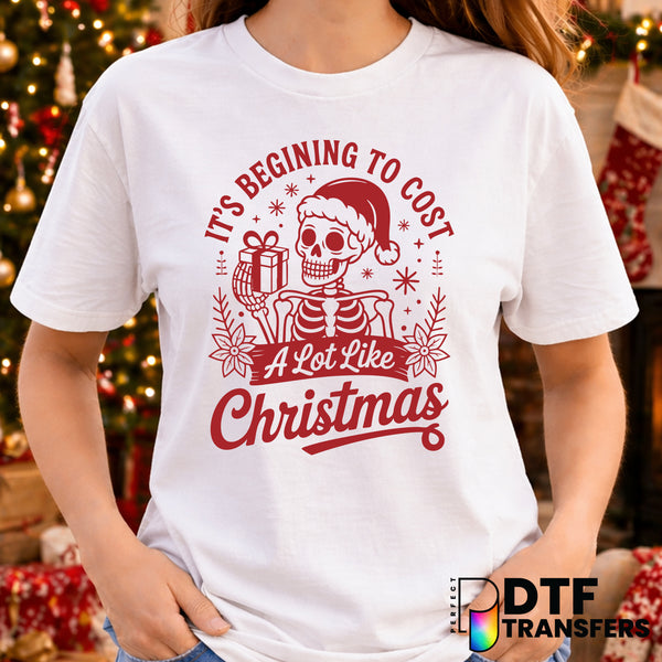 It's Beginning to Cost A Lot Like Christmas – Christmas DTF Transfer