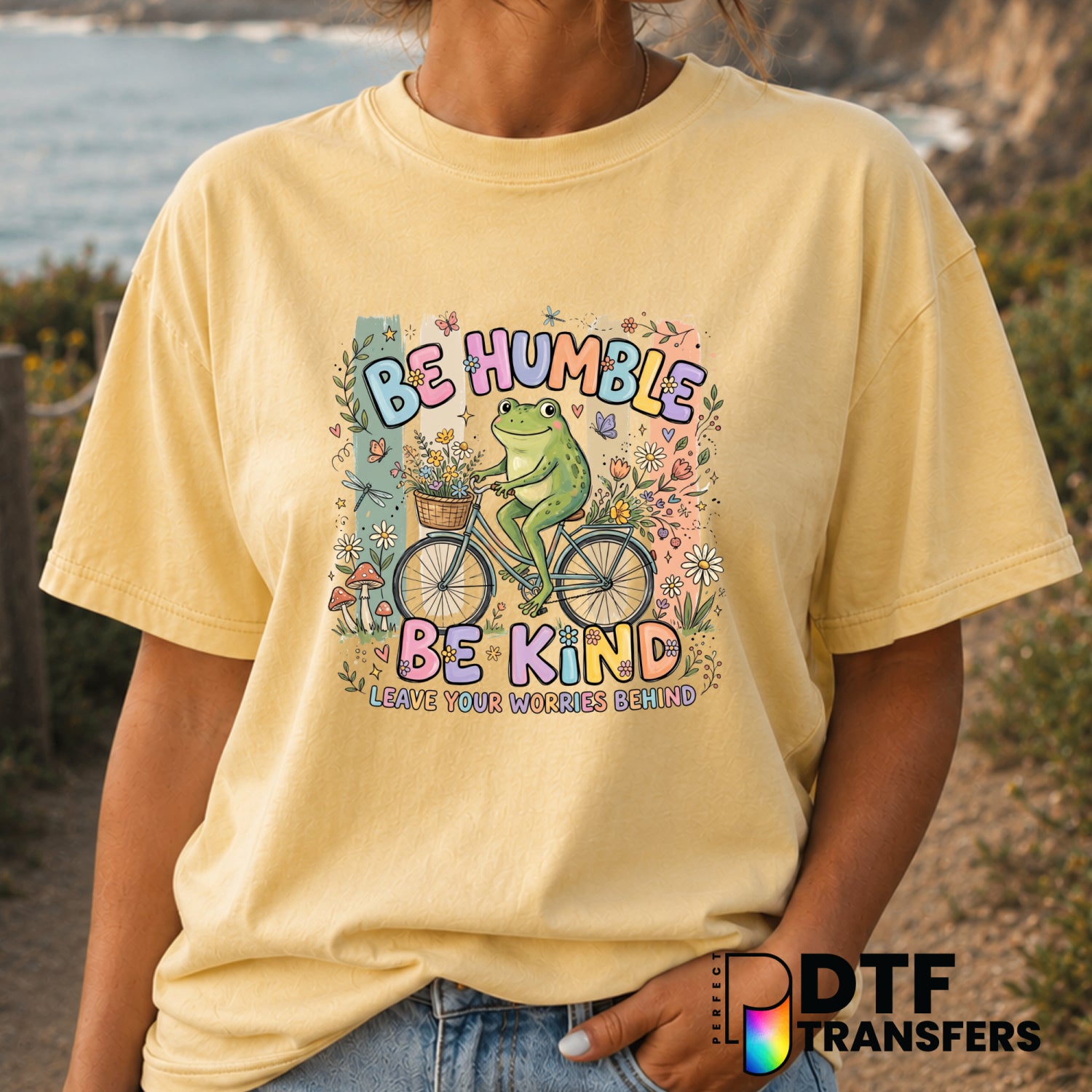 Be Humble Be Kind – Anti-Bullying DTF Transfer (view 1 of 2) – by Perfect DTF Transfers – Premade DTF Transfers – Anti-Bul...