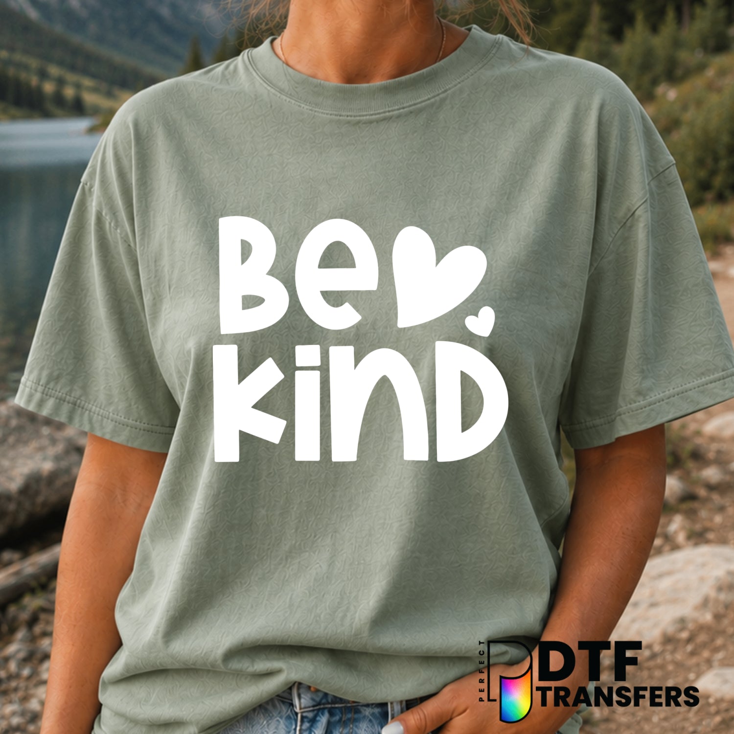 Be Kind – Anti-Bullying DTF Transfer (view 1 of 2) – by Perfect DTF Transfers – Premade DTF Transfers – Anti-Bullying, Kin...