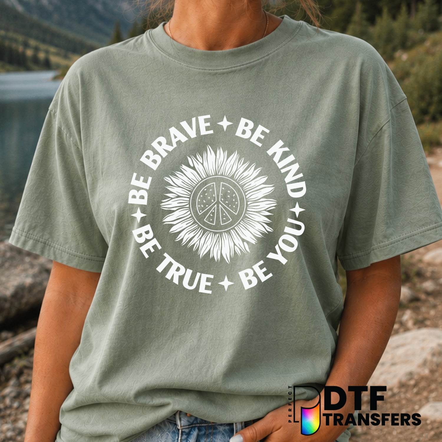 BE KIND – Anti-Bullying DTF Transfer (view 1 of 2) – by Perfect DTF Transfers – Premade DTF Transfers – Anti-Bullying, Kin...