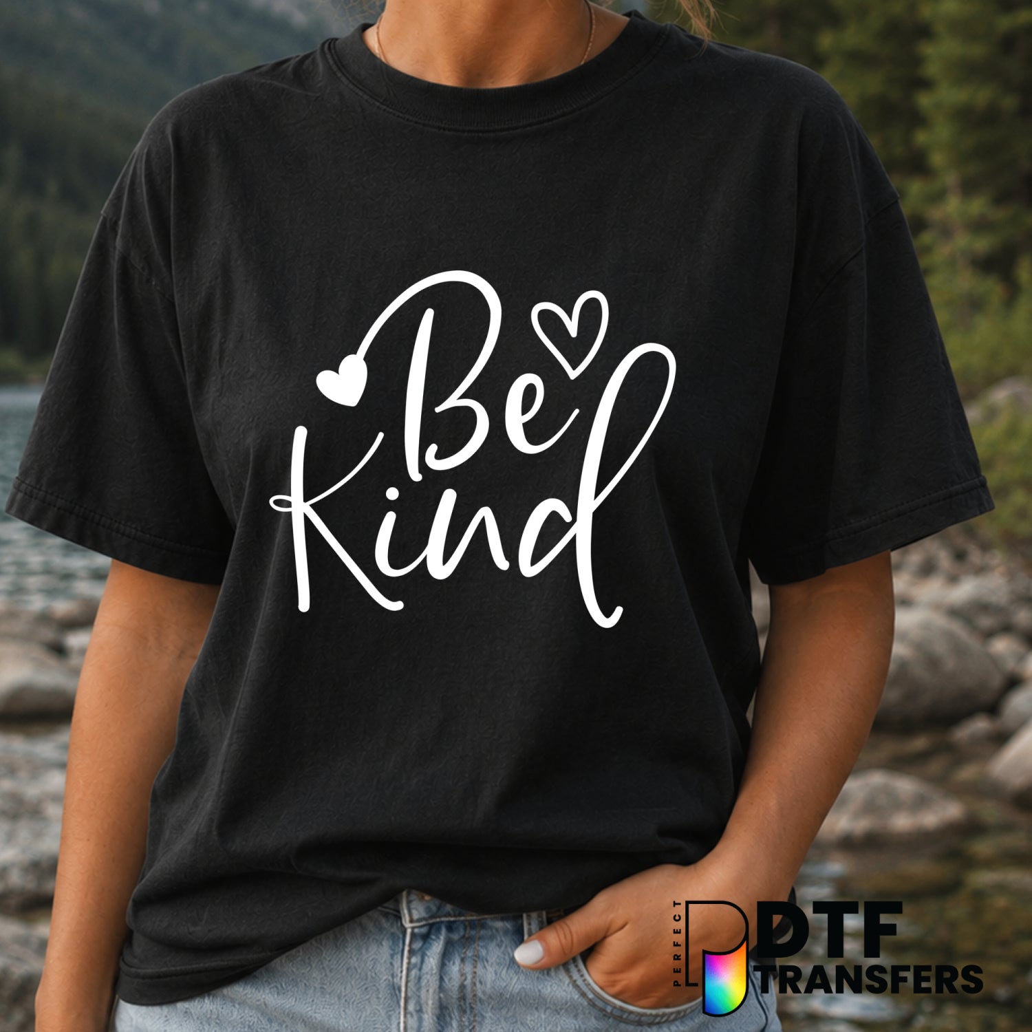 Be Kind – Anti-Bullying DTF Transfer (view 1 of 2) – by Perfect DTF Transfers – Premade DTF Transfers – Anti-Bullying, Kin...
