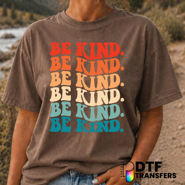 Be Kind – Anti-Bullying DTF Transfer (view 1 of 2) – by Perfect DTF Transfers – Premade DTF Transfers – Anti-Bullying, Kin...