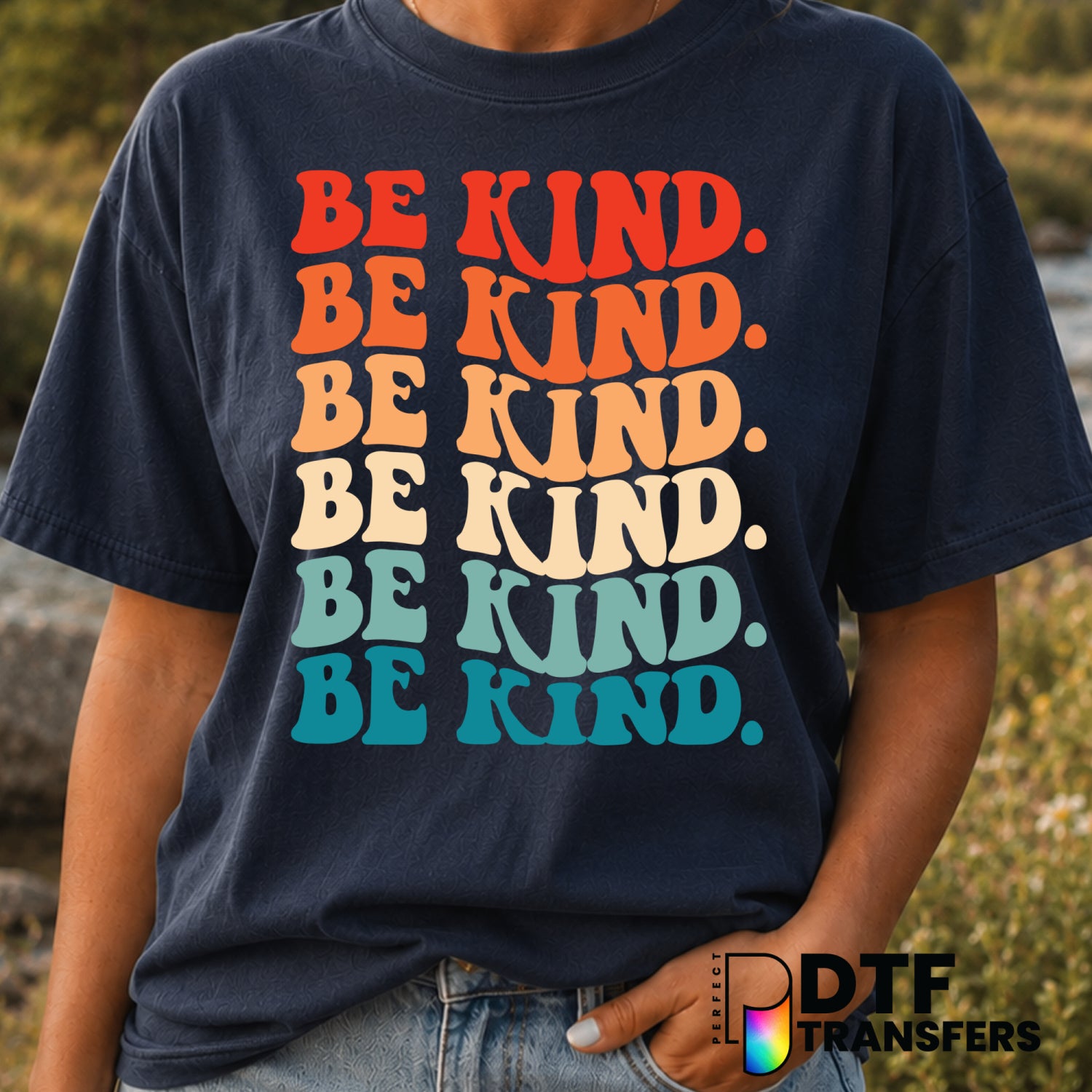 Be Kind – Anti-Bullying DTF Transfer (view 2 of 2) – by Perfect DTF Transfers – Premade DTF Transfers – Anti-Bullying, Kin...