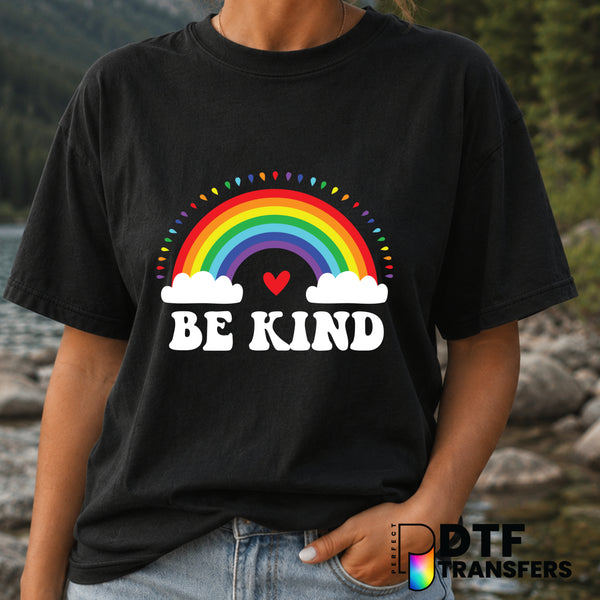 Be Kind – Anti-Bullying DTF Transfer (view 2 of 2) – by Perfect DTF Transfers – Premade DTF Transfers – Anti-Bullying, Kin...