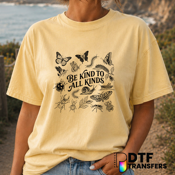Be Kind To All Kinds – Anti-Bullying DTF Transfer (view 1 of 2) – by Perfect DTF Transfers – Premade DTF Transfers – Anti-...