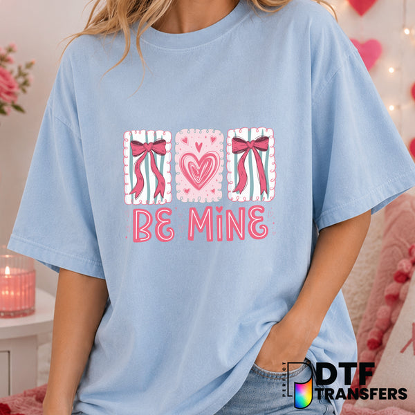 Be Mine Coquette Collage Valentine's Day DTF Transfer (view 1 of 2) – by Perfect DTF Transfers – Premade DTF Transfers – V...