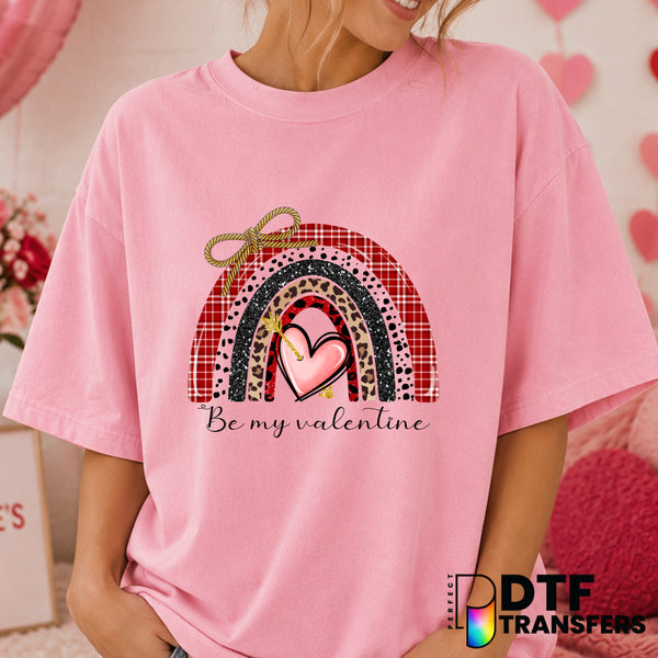 Be My Valentine – Valentine's Day DTF Transfer (view 2 of 2) – by Perfect DTF Transfers – Premade DTF Transfers – Valentin...