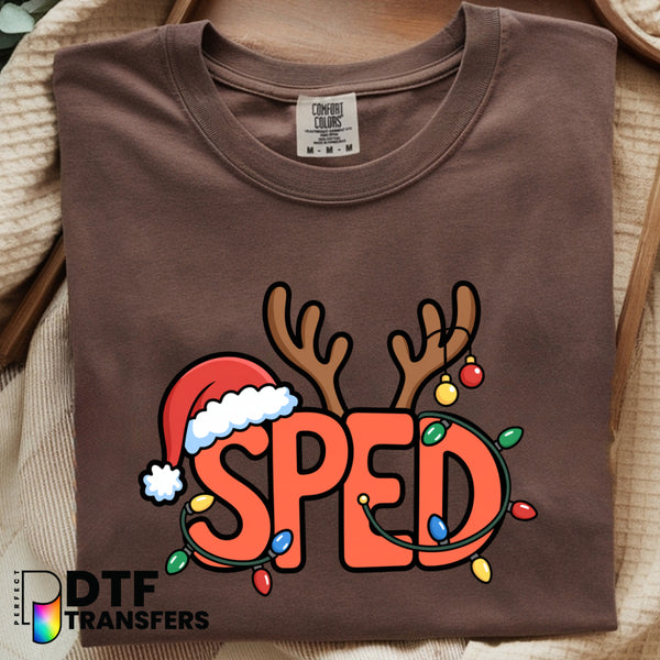 SPED Santa Hat – Special Education DTF Transfer