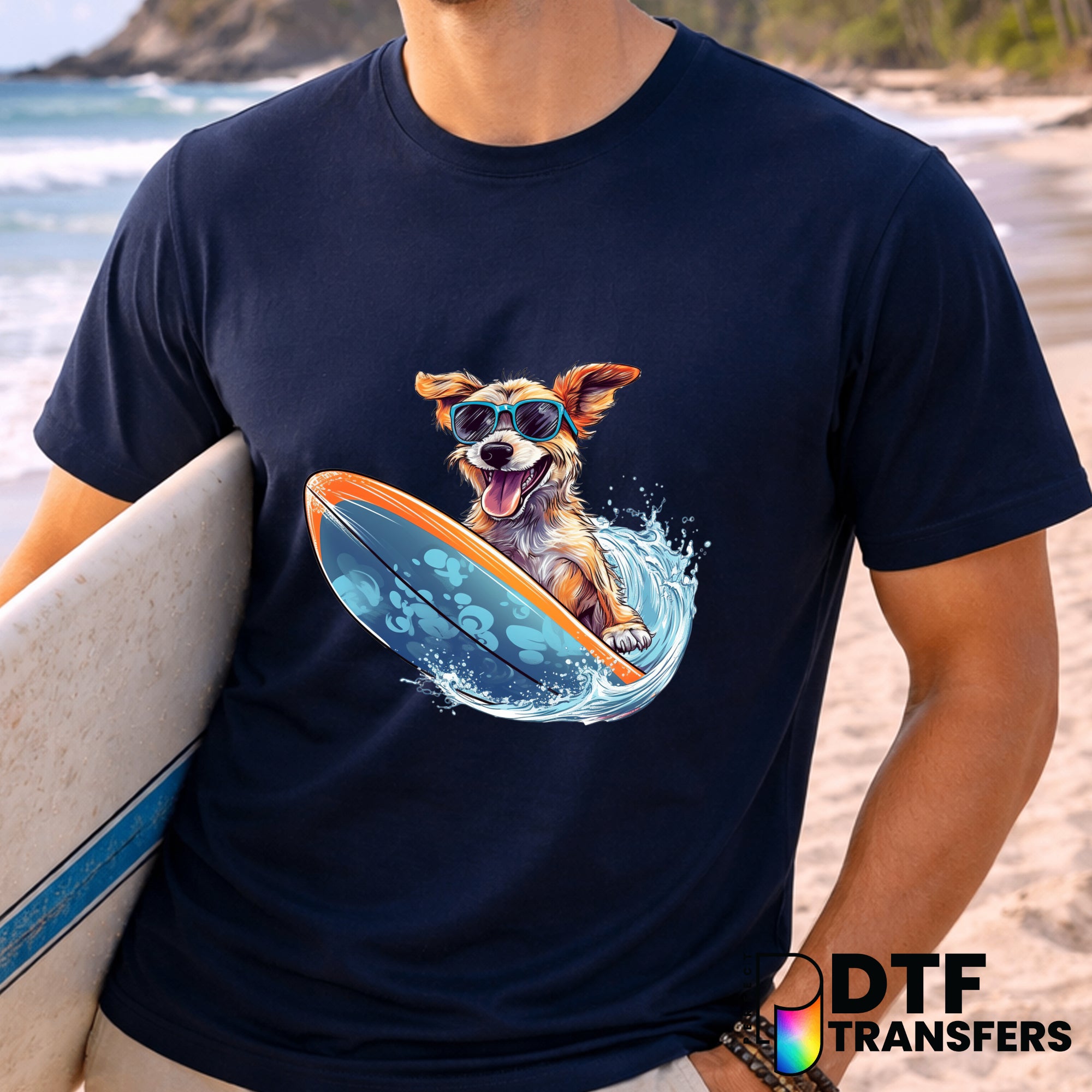 SURF DOG – Surfing DTF Transfer