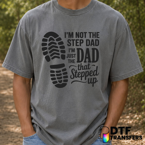 Best Stepdad Ever – Father's Day DTF Transfer (view 2 of 2) – by Perfect DTF Transfers – Premade DTF Transfers – Father's...