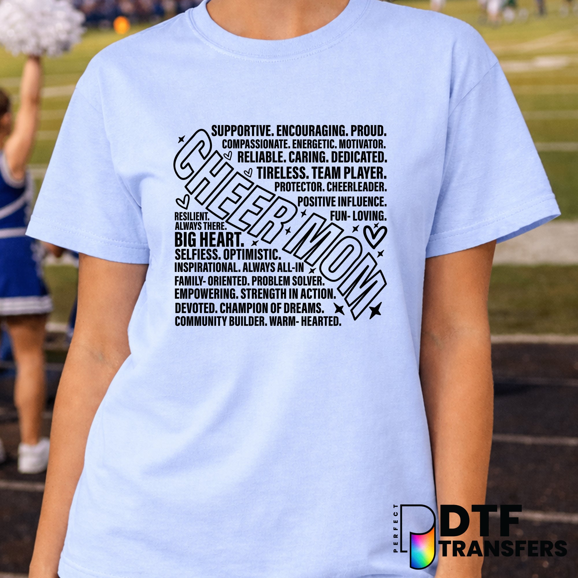 Cheer Mom – Cheerleading DTF Transfer