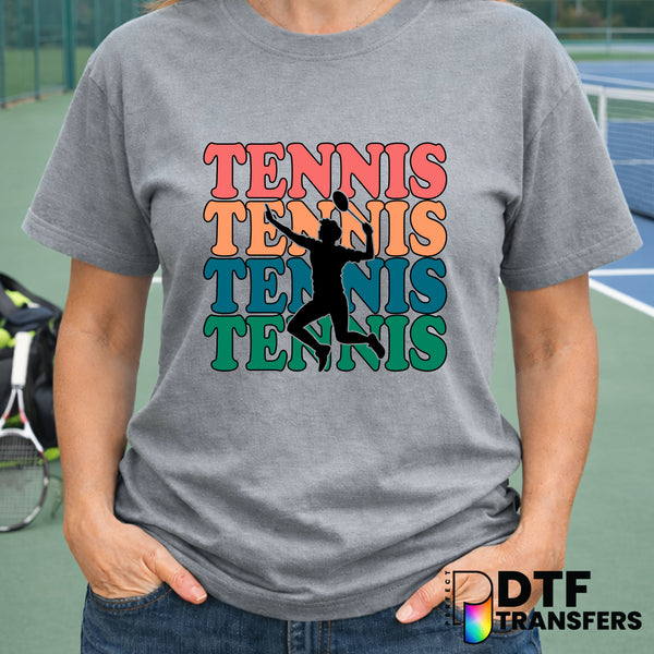 Tennis Vibes – Tennis DTF Transfer