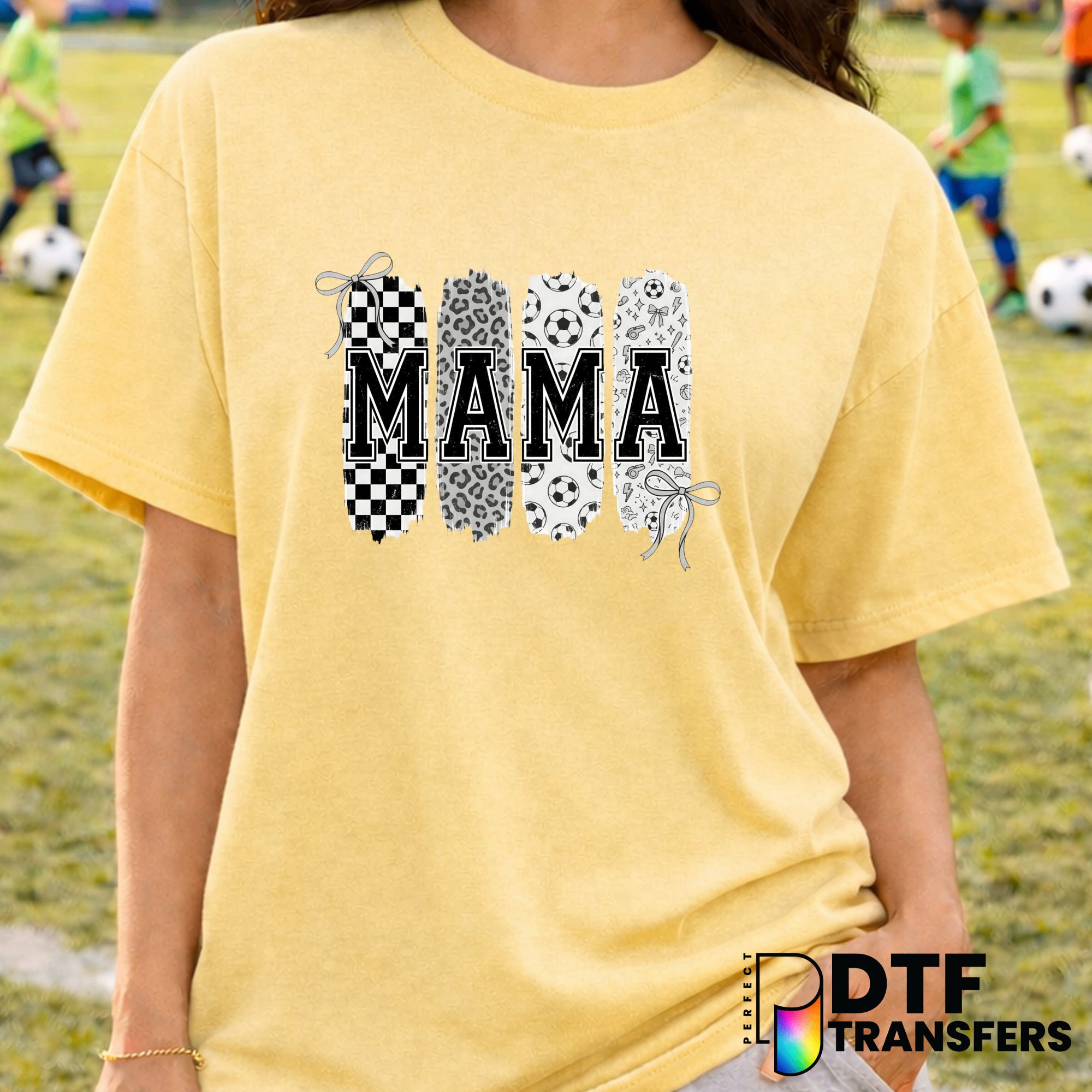 Mama Soccer – Soccer DTF Transfer