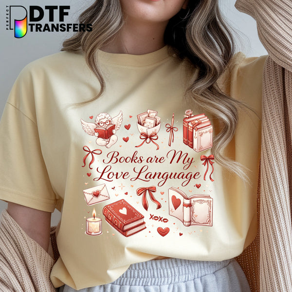 Books Are My Love Language – Teacher DTF Transfer