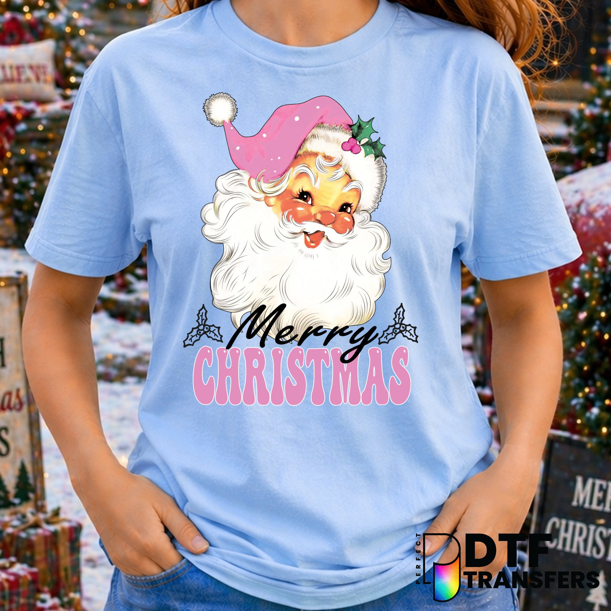 Merry Christmas – Christmas DTF Transfer