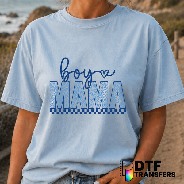 Boy Mama – Mother's Day DTF Transfer (view 1 of 2) – by Perfect DTF Transfers – Premade DTF Transfers – Mother's Day, Mom