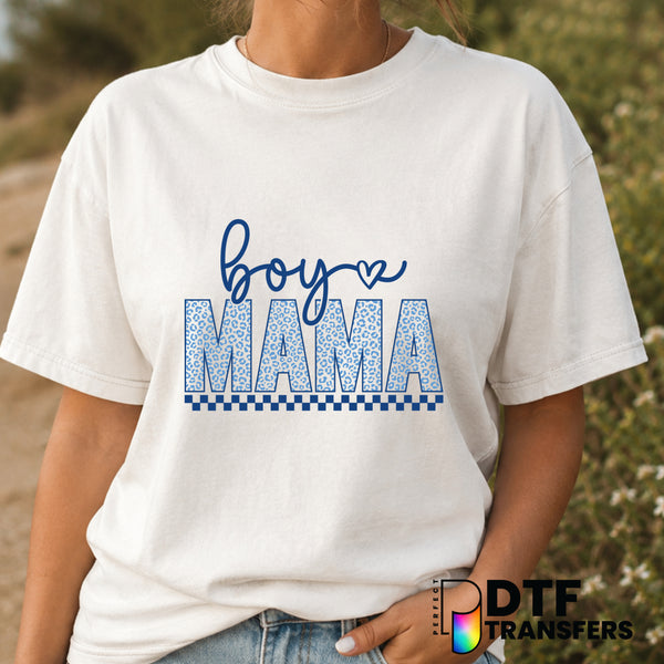 Boy Mama – Mother's Day DTF Transfer (view 2 of 2) – by Perfect DTF Transfers – Premade DTF Transfers – Mother's Day, Mom