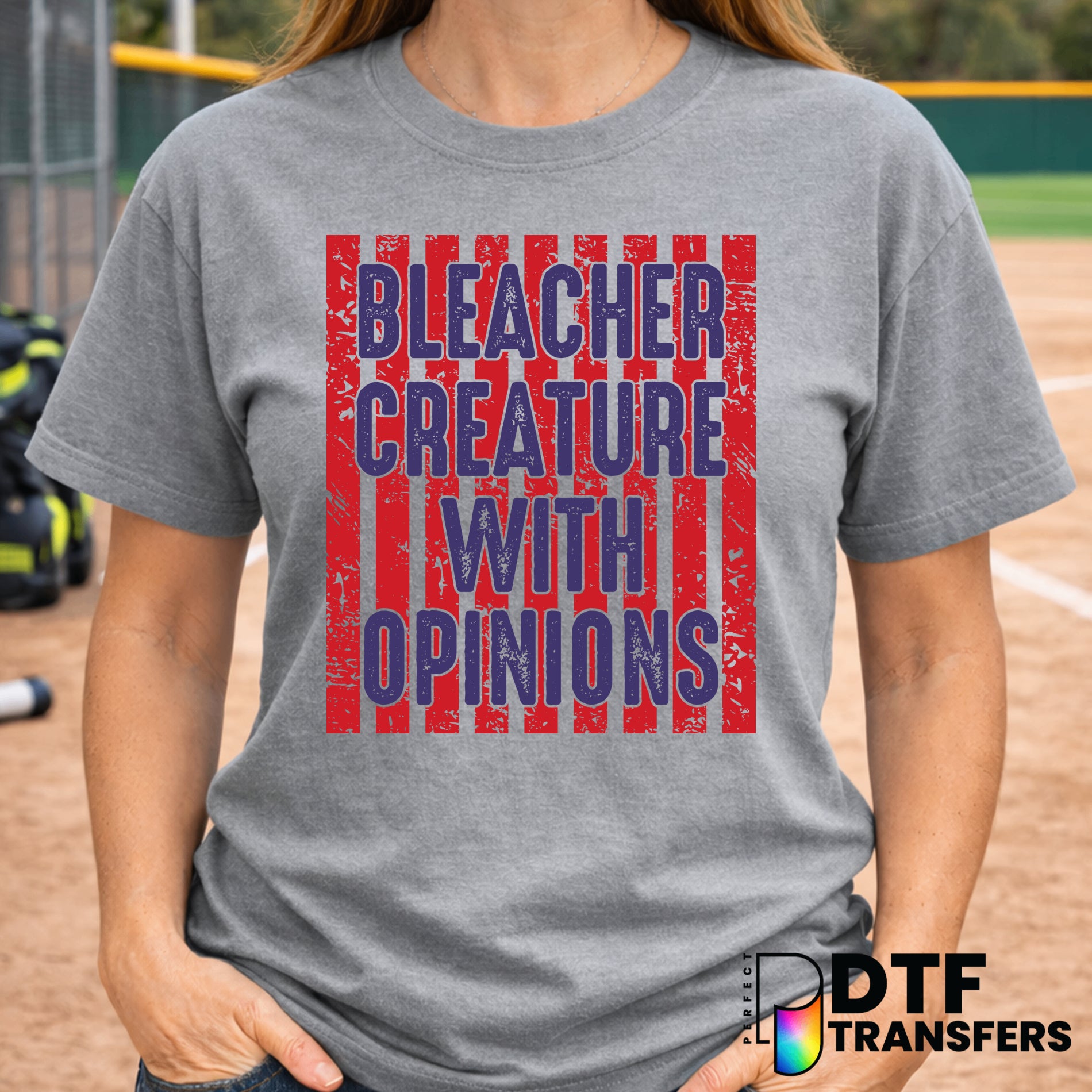 MY HEART IS ON THAT FIELD – Softball DTF Transfer