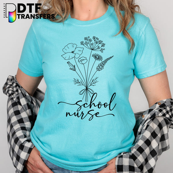 School Nurse A Perfect Blend Of Coffee & Compassion – School Nurse DTF Transfer