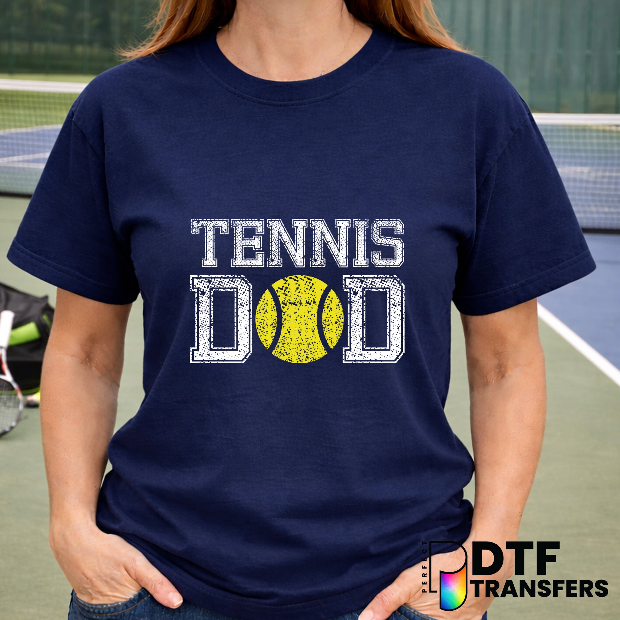 TENNIS DAD – Tennis DTF Transfer