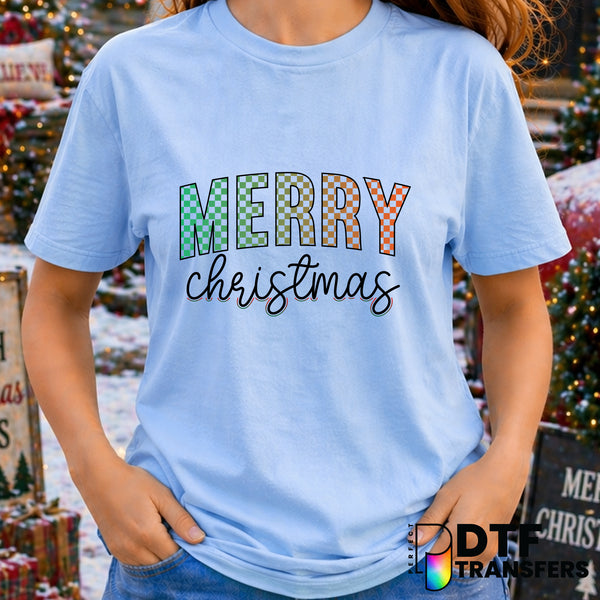 Merry Christmas – Christmas DTF Transfer