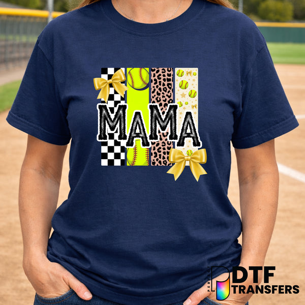 Mama – Softball DTF Transfer