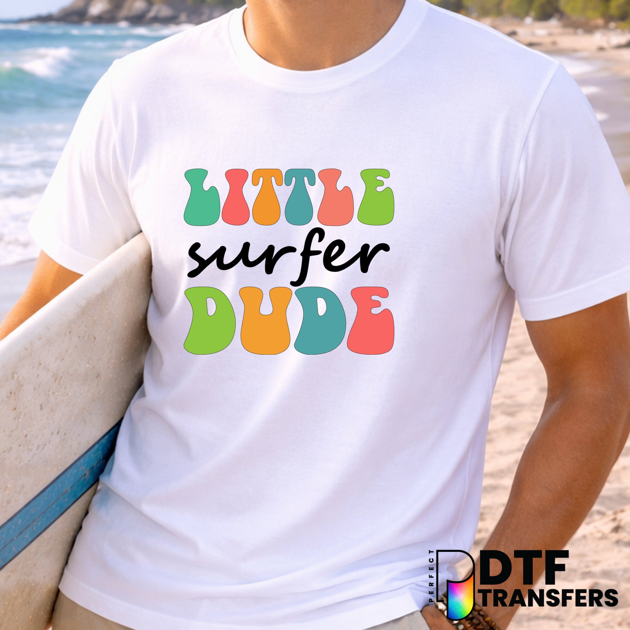 LITTLE SURFER DUDE – Surfing DTF Transfer